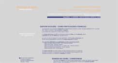 Desktop Screenshot of physique-et-maths.fr