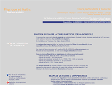 Tablet Screenshot of physique-et-maths.fr